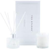 Ted Sparks Fresh Linen Gift Set = Candle 150 g & Diffuser 100 ml
