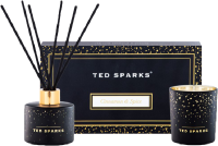 Ted Sparks Cinnamon & Spice Gift Set = Candle 150 ml + Diffuser 100 ml