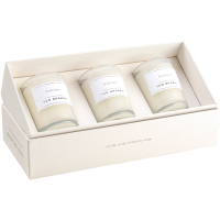 Ted Sparks Fresh Linen Mini Candle Gift Set = Mini Candle 3 x 165 g