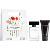 Narciso Rodriguez For Her Pure Musc Shopping Bag Set = E.d.P. Nat. Spray 30 ml + Body Lotion 50 ml