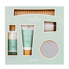 Accentra Home Spa Badeset Holzbox Geschenkbox