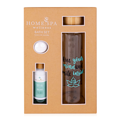 Accentra Home Spa Badeset Wasserflasche Geschenkbox