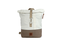 360° Möwe | Wickelrucksack Mini weiß Persenning taupe