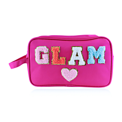 Accentra Kosmetktasche mit Patch GLAM