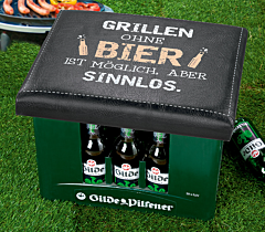 GILDE Sitzpolster "Grill ohne Bier", Kunststoff