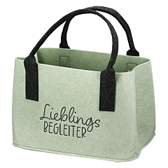 GILDE Filztasche "Lieblingsbegleiter"