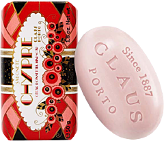 Claus Porto Chypre Cedar Poinsettia Mini Soap