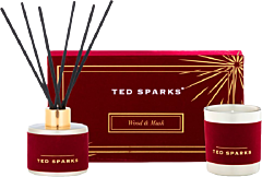 Ted Sparks Wood & Musk Velvet Gift Set = Candle 150 ml + Diffuser 100 ml