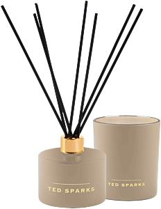 Ted Sparks Tonka & Pepper Gift Set = Scented Candle 150 g + Diffuser 100 ml