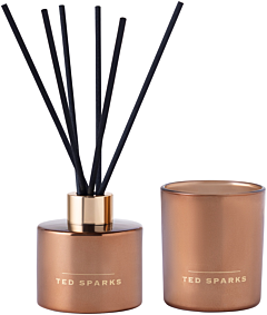 Ted Sparks Almond & Cinnamon Candle & Diffuser Giftset