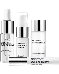 Bioeffect EGF Serum Value Set = Serum 15 ml + Eye Serum 3 ml + Essence 7 ml + Body Serum 15 ml