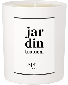 April Scented Candle Jardin Tropical