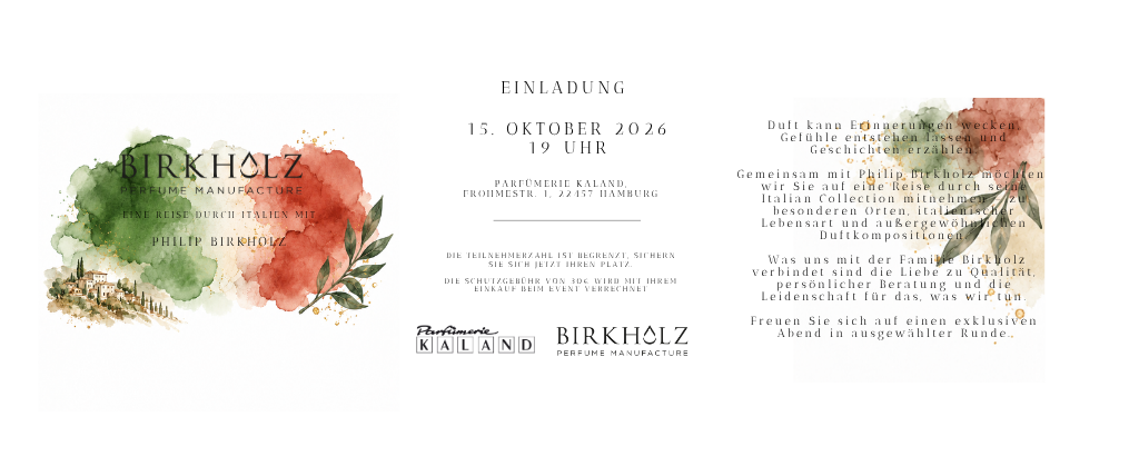 Sicher dir jetzt deinen Platz beim exklusiven Birkholz Event!