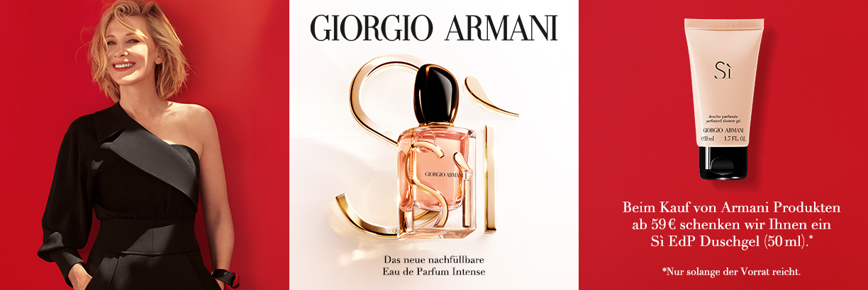 Ihr Geschenk von Giorgio Armani!