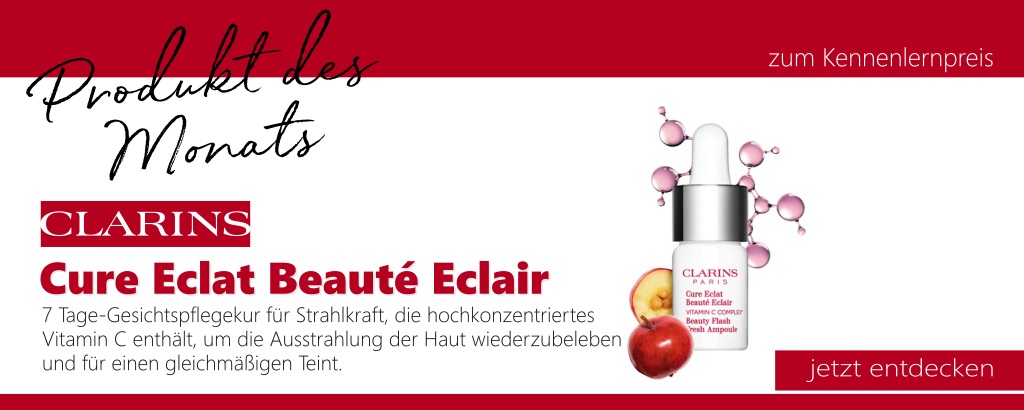 Produkt des Monats September - Clarins Cure Eclát Beauté Eclair